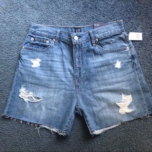 NWT Gap Denim Distressed Shorts